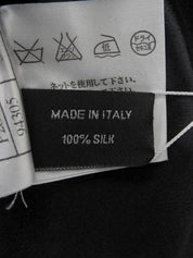 2006 CC Mark Plate Frill Sleeveless Blouse Black