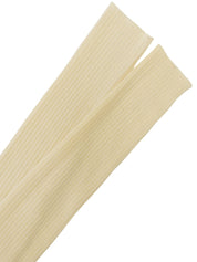 ウールバイカラーカーディガン アイボリー/ブラック