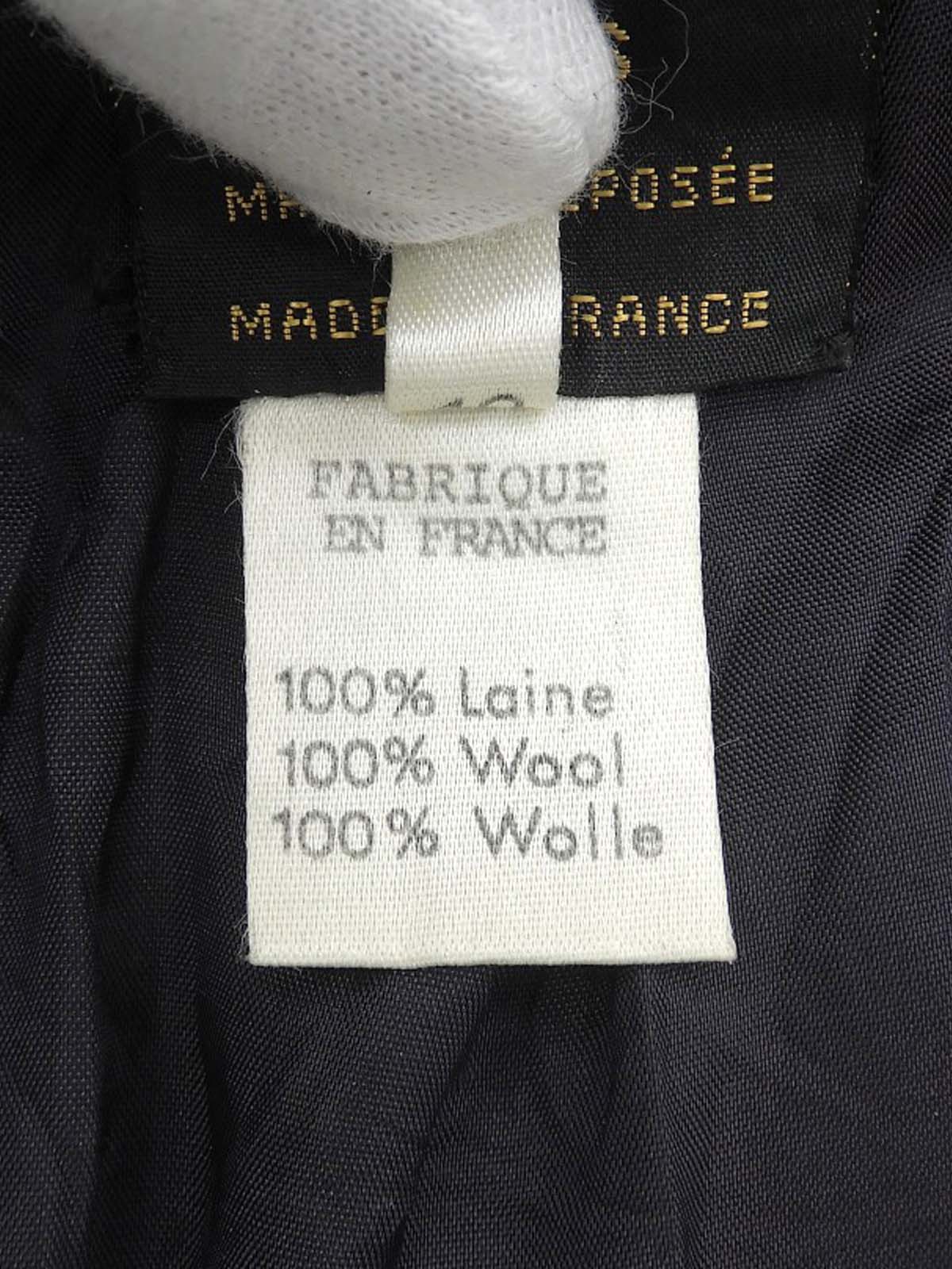 マカダムボタンジャケット ブラック #40