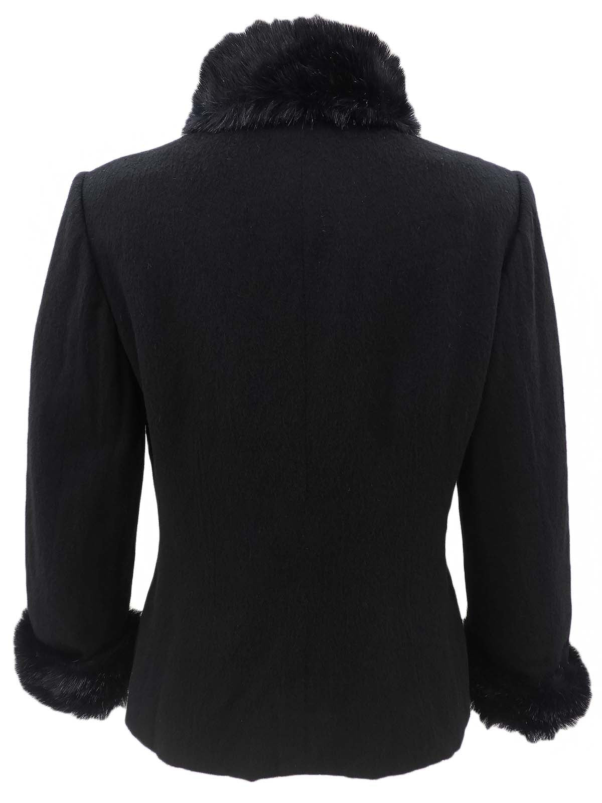 マカダムボタンジャケット ブラック #40