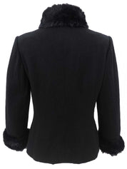 マカダムボタンジャケット ブラック #40