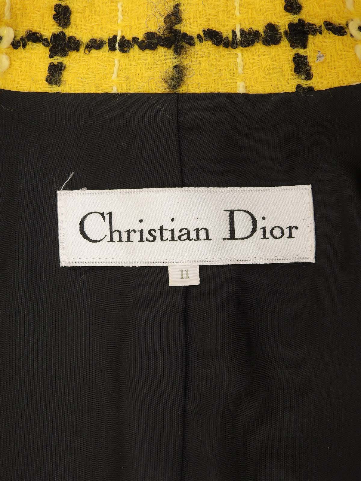 Yellow Check Pattern Jacket