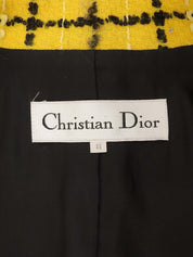 Yellow Check Pattern Jacket