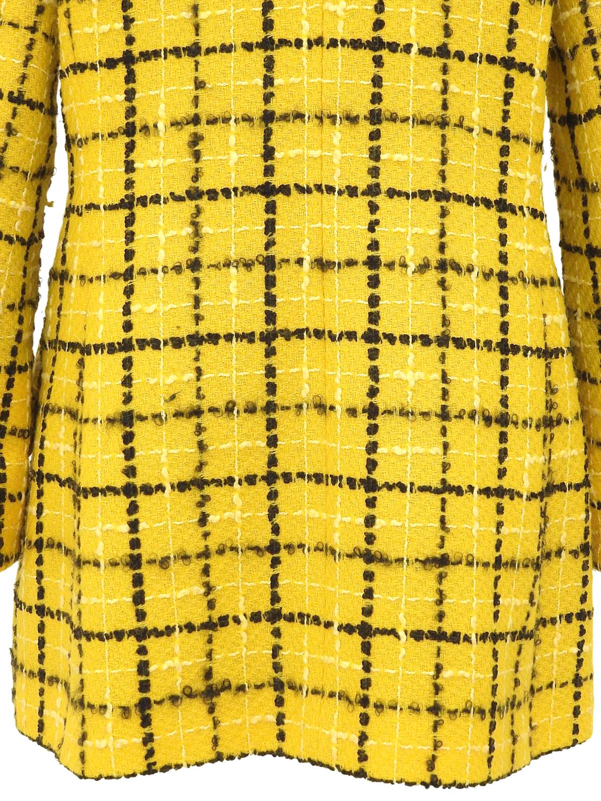 Yellow Check Pattern Jacket
