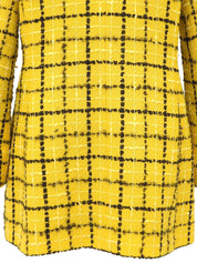 Yellow Check Pattern Jacket