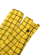 Yellow Check Pattern Jacket