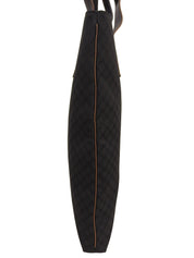 マカダムパターントートバッグ ブラック