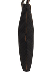 マカダムパターントートバッグ ブラック