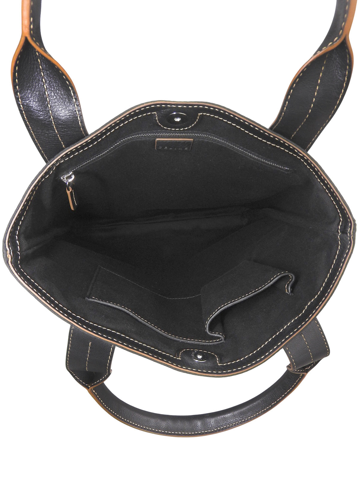 マカダムパターントートバッグ ブラック