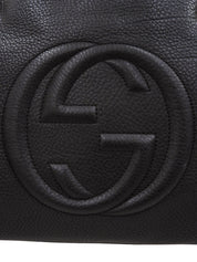 ソーホーインターロッキングトートバッグ ブラック