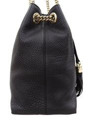 ソーホーインターロッキングトートバッグ ブラック