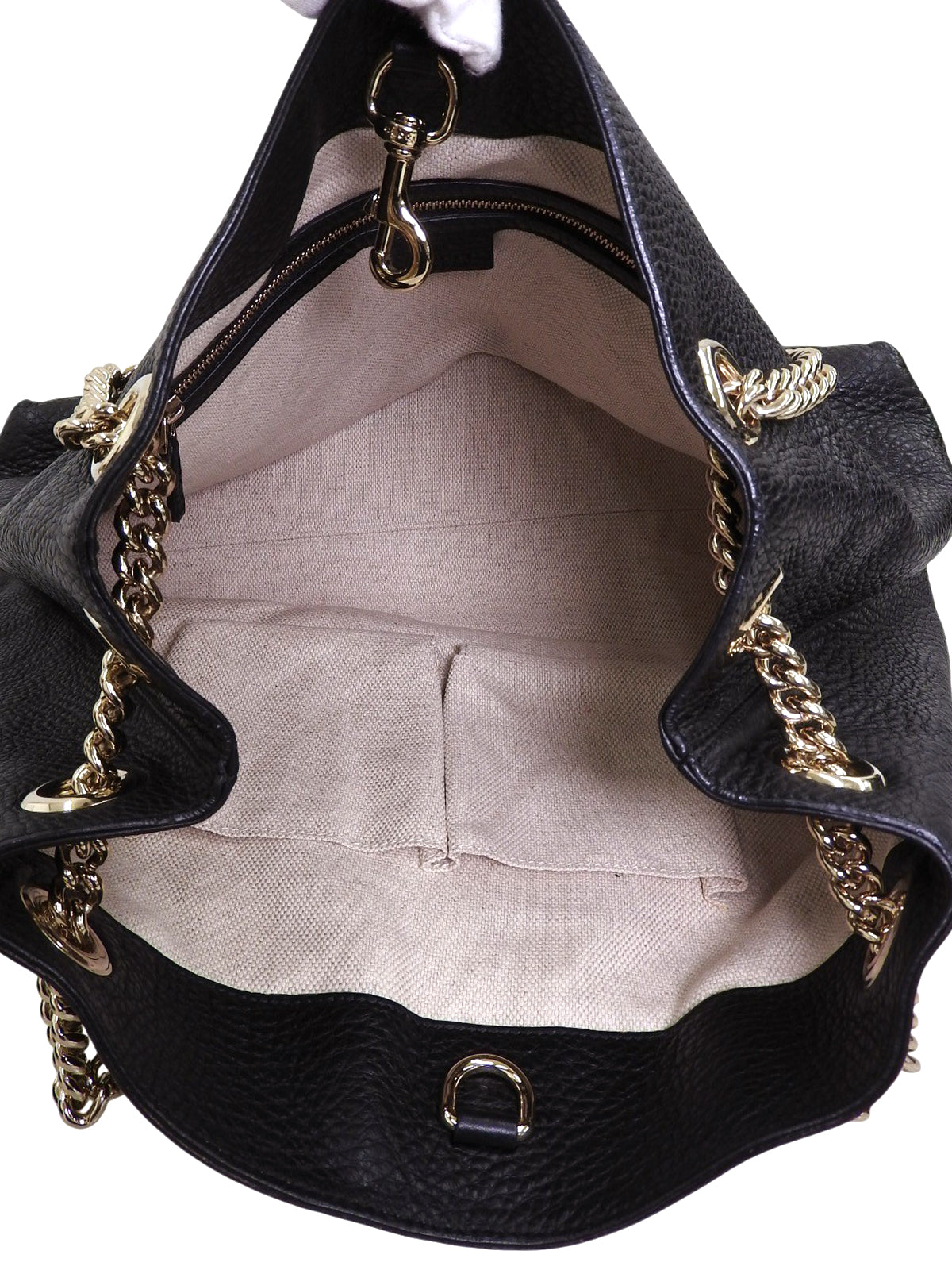 ソーホーインターロッキングトートバッグ ブラック