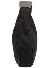 キャンバスGGパターンショルダーバッグ ブラック