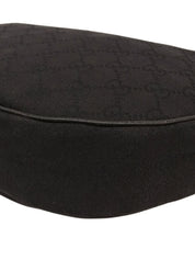 キャンバスGGパターンショルダーバッグ ブラック