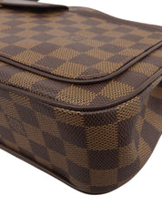 帆布 Damier Auburn Brown
