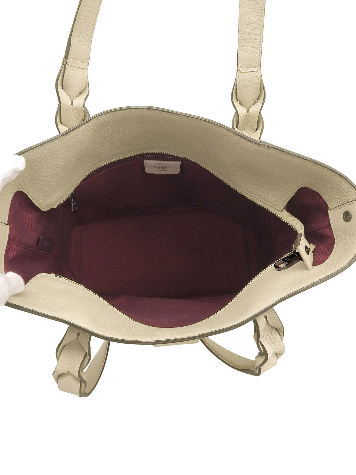 アナグラムフスタトートバッグ アイボリー