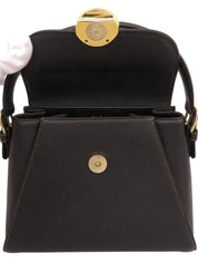 サークルロゴプレート2wayバッグ ブラック