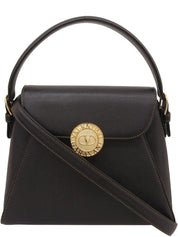 サークルロゴプレート2wayバッグ ブラック