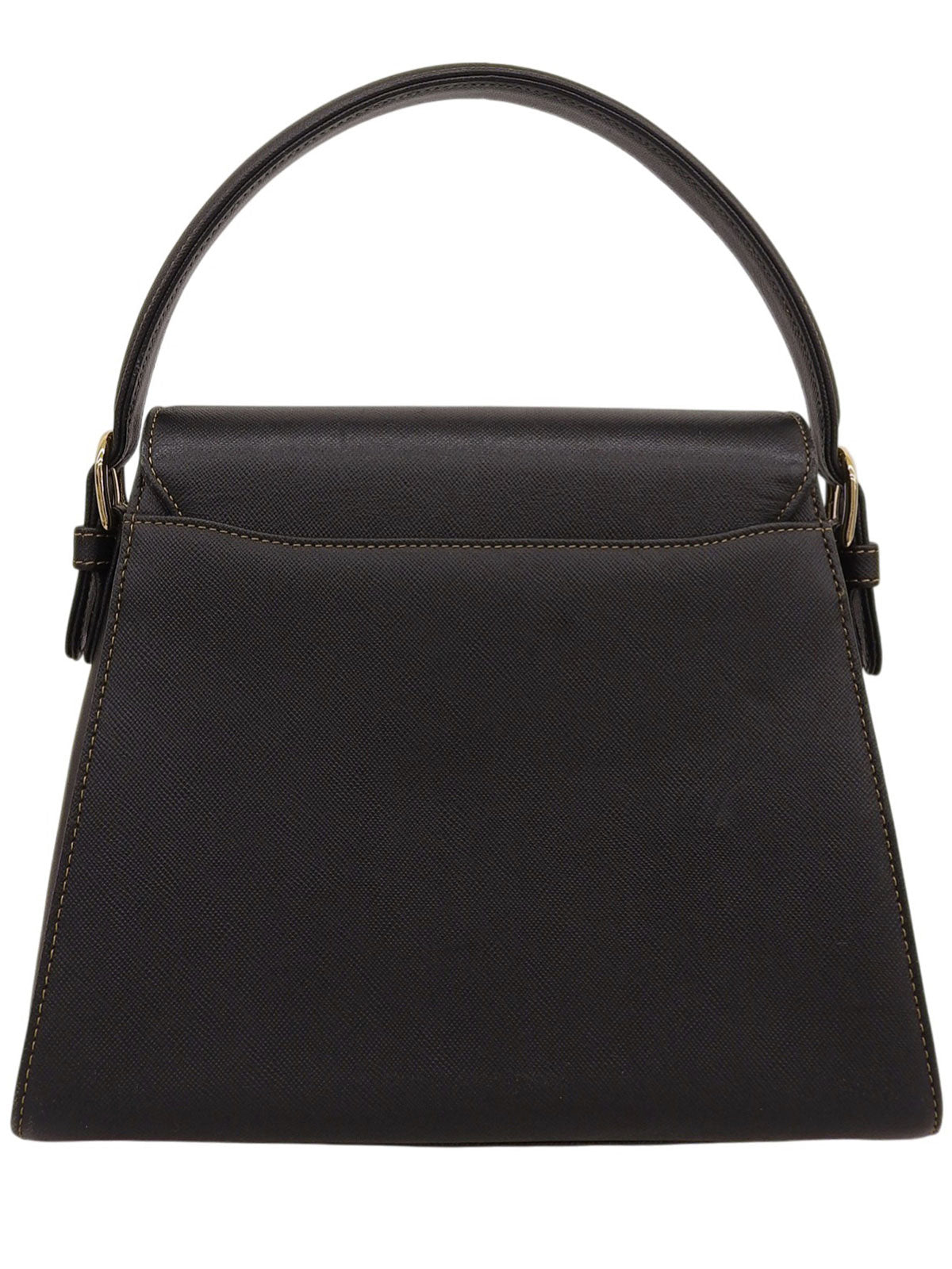 サークルロゴプレート2wayバッグ ブラック