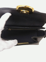 サークルロゴプレート2wayバッグ ブラック