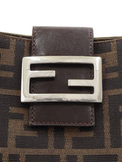 FF Zucca Pattern Tote Bag Brown
