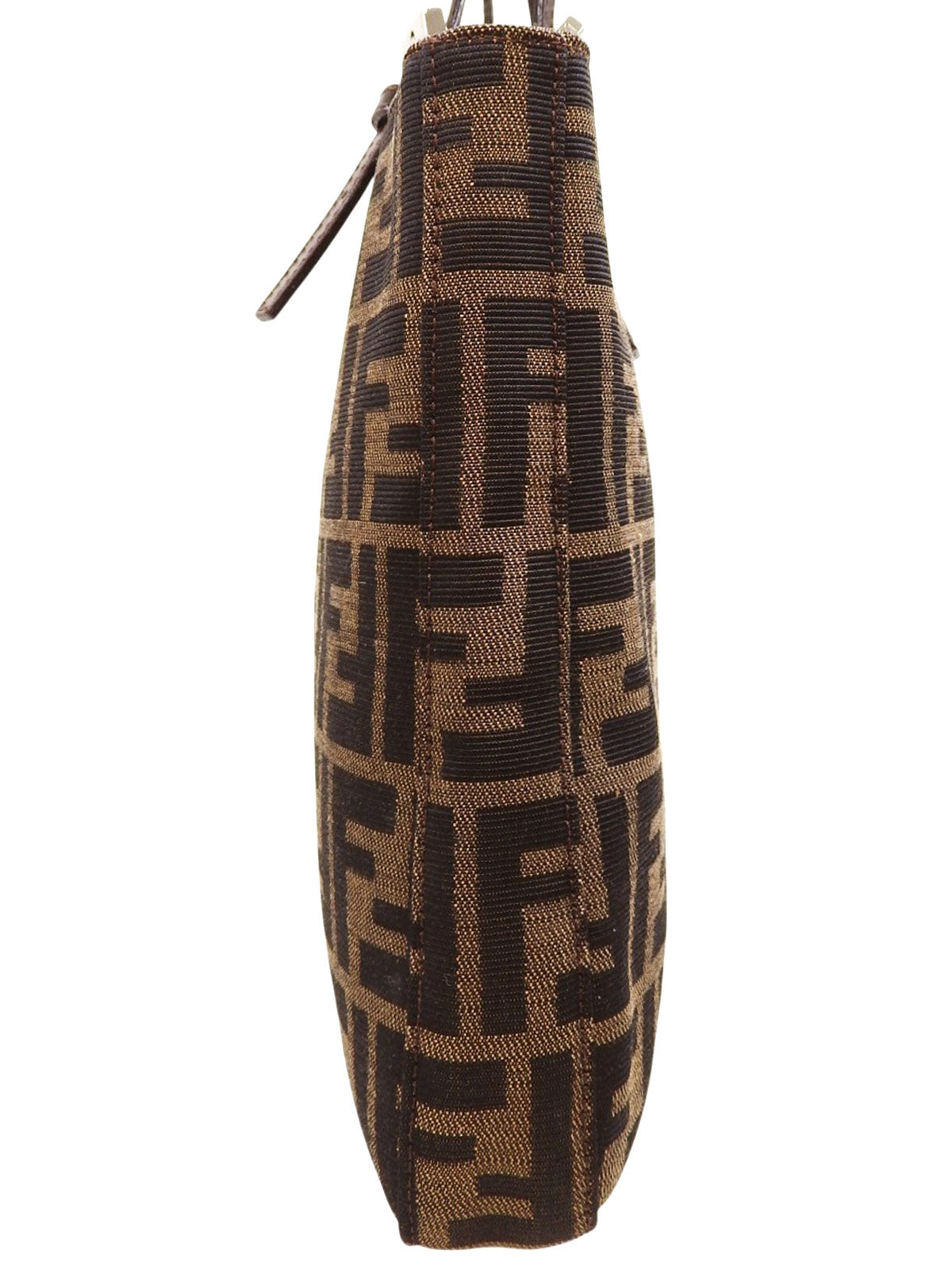 FF Zucca Pattern Tote Bag Brown