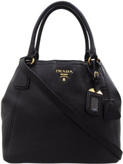 Logo Plate 2-Way Bag Black