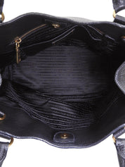 Logo Plate 2-Way Bag Black