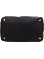 Logo Plate 2-Way Bag Black