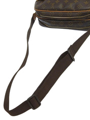 2005年製 キャンバスモノグラムリポーターPM ブラウン