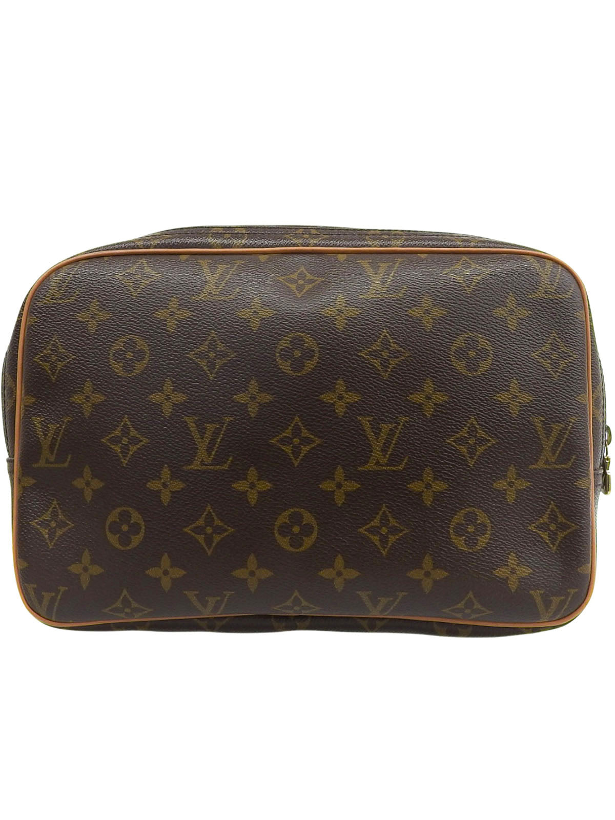 2005年製 キャンバスモノグラムリポーターPM ブラウン