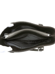 ノバチェックパターンロゴプレートハンドバッグ ベージュ/ブラウン