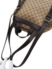 キャンバスGGパターンバックパック ブラウン