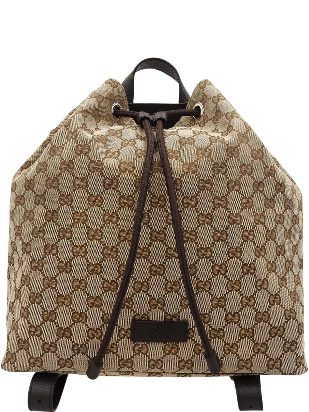 キャンバスGGパターンバックパック ブラウン