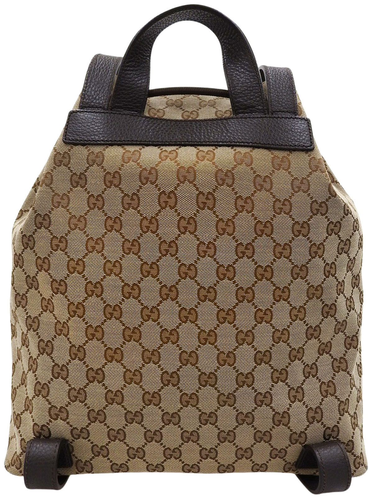 キャンバスGGパターンバックパック ブラウン