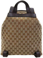 キャンバスGGパターンバックパック ブラウン