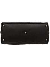 Yラインレザーボストンバッグ ブラック