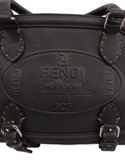 セレリアロゴエンボスハンドバッグ ブラック