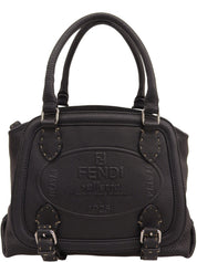 セレリアロゴエンボスハンドバッグ ブラック