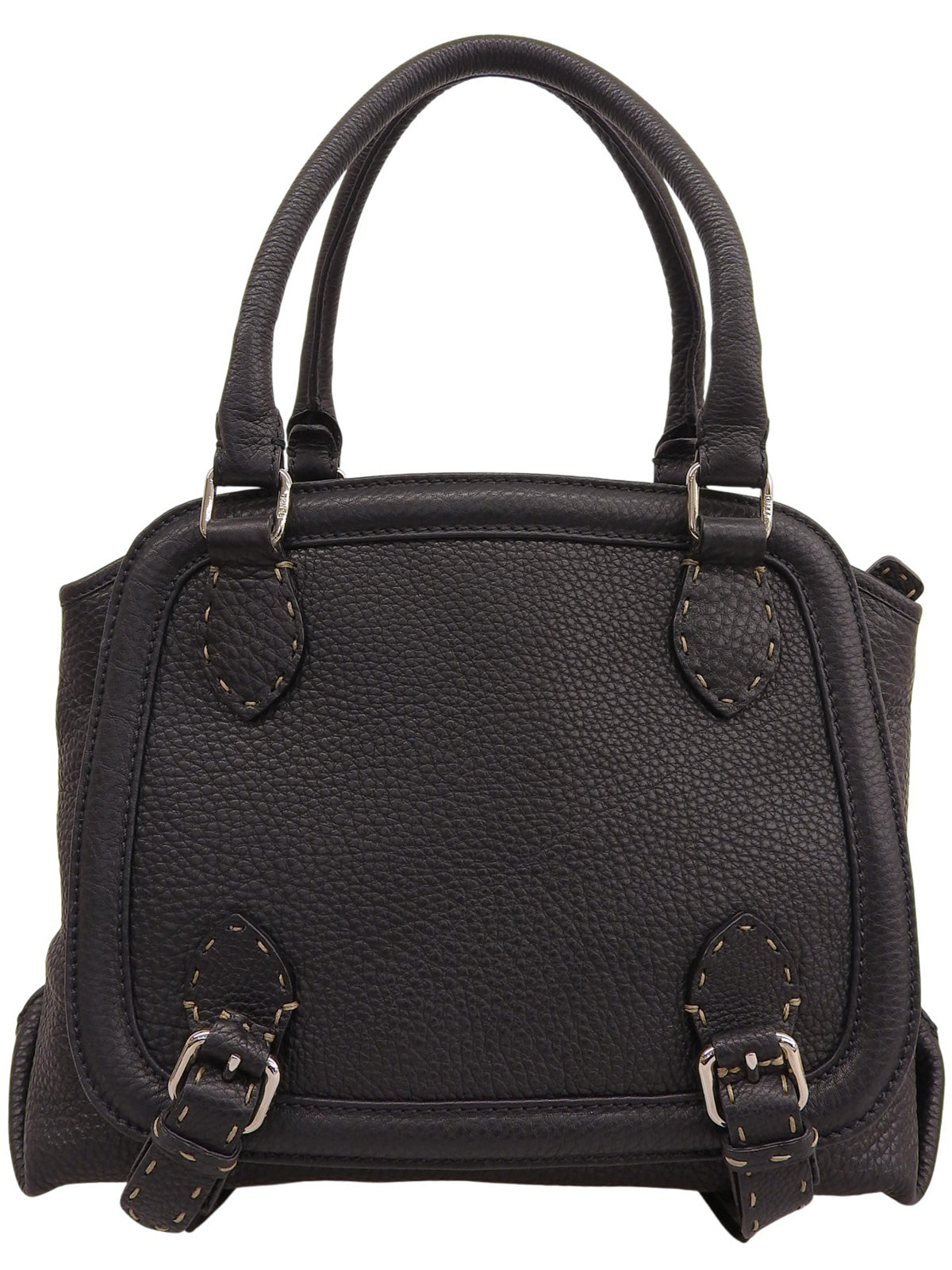 セレリアロゴエンボスハンドバッグ ブラック