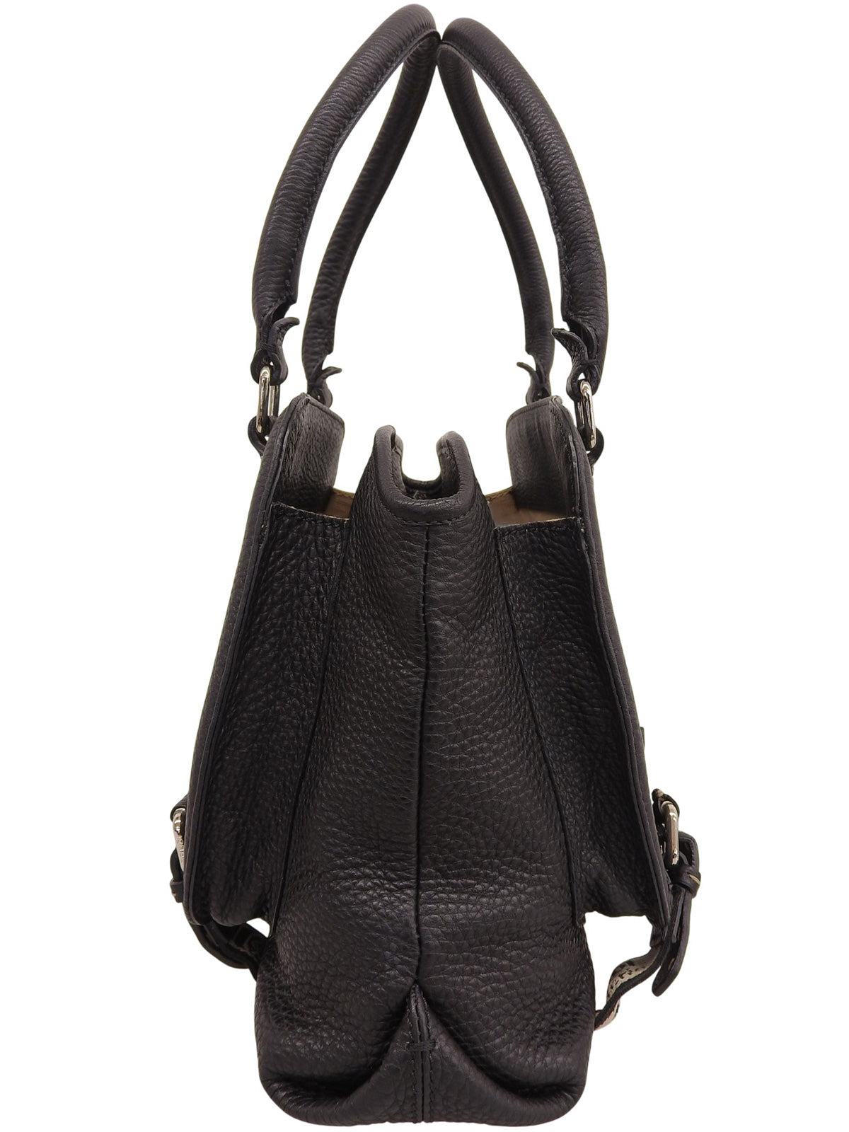 セレリアロゴエンボスハンドバッグ ブラック