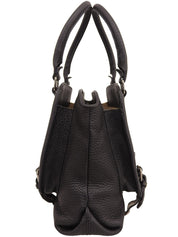 セレリアロゴエンボスハンドバッグ ブラック