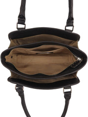 セレリアロゴエンボスハンドバッグ ブラック