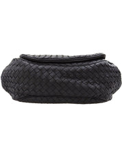 Intrecciato Shoulder Bag Black