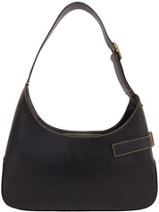 ガンチーニプレートワンショルダーバッグ ブラック