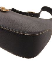 ガンチーニプレートワンショルダーバッグ ブラック