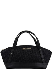 トロッターパターンミニハンドバッグ ブラック