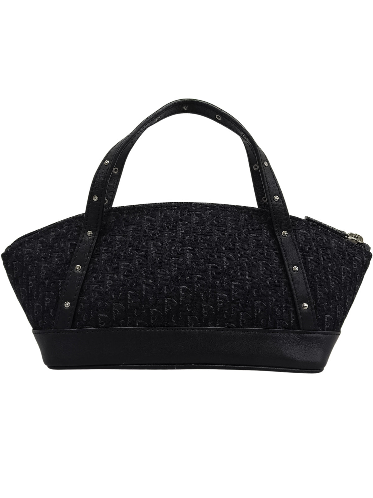 トロッターパターンミニハンドバッグ ブラック