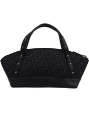 トロッターパターンミニハンドバッグ ブラック