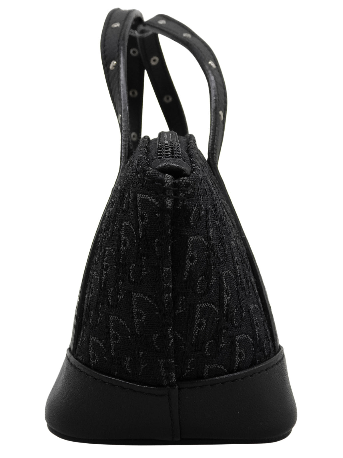 トロッターパターンミニハンドバッグ ブラック